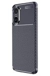 Mey İthalat®   Poco X7 Pro Kılıf Auto Focus Karbon Kapak - Lacivert