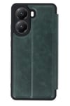 Mey İthalat®   Poco X7 Pro Kılıf Flip Cover - Koyu Yeşil