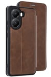 Mey İthalat®   Poco X7 Pro Kılıf Flip Cover - Taba