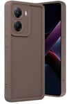 Mey İthalat®   Poco X7 Pro Viera Silikon - Kahverengi