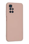 Mey İthalat®   Redmi 10 2022 Kılıf Nano içi Kadife Silikon - Pudra