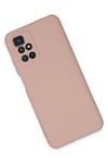 Mey İthalat®   Redmi 10 2022 Kılıf Nano içi Kadife Silikon - Pudra