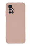 Mey İthalat®   Redmi 10 2022 Kılıf Nano içi Kadife Silikon - Pudra