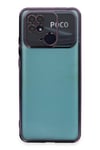Mey İthalat®   Redmi 10C Kılıf  Lensli Silikon - Mor