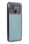 Mey İthalat®   Redmi 10C Kılıf  Lensli Silikon - Mor