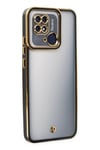 Mey İthalat®   Redmi 10C Kılıf Liva Lens Silikon - Siyah