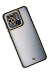 Mey İthalat®   Redmi 10C Kılıf Liva Lens Silikon - Siyah
