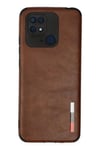 Mey İthalat®   Redmi 10C Kılıf Loop Deri Silikon - Kahverengi