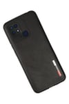 Mey İthalat®   Redmi 10C Kılıf Loop Deri Silikon - Siyah