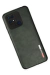 Mey İthalat®   Redmi 10C Kılıf Loop Deri Silikon - Yeşil