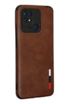 Mey İthalat®   Redmi 10C Kılıf Loop Deri Silikon - Kahverengi