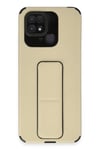 Mey İthalat®   Redmi 10C Kılıf Mega Standlı Silikon - Gold