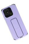 Mey İthalat®   Redmi 10C Kılıf Mega Standlı Silikon - Lila
