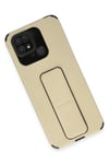 Mey İthalat®   Redmi 10C Kılıf Mega Standlı Silikon - Gold