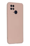 Mey İthalat®   Redmi 10C Kılıf Nano içi Kadife Silikon - Pudra