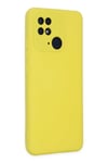 Mey İthalat®   Redmi 10C Kılıf Nano içi Kadife Silikon - Sarı