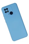 Mey İthalat®   Redmi 10C Kılıf Nano içi Kadife Silikon - Mavi