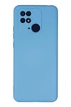 Mey İthalat®   Redmi 10C Kılıf Nano içi Kadife Silikon - Mavi