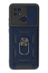 Mey İthalat®   Redmi 10C Kılıf Pars Lens Yüzüklü Silikon - Lacivert