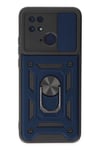 Mey İthalat®   Redmi 10C Kılıf Pars Lens Yüzüklü Silikon - Lacivert