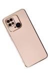 Mey İthalat®   Redmi 10C Kılıf Volet Silikon - Pembe