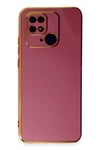 Mey İthalat®   Redmi 10C Kılıf Volet Silikon - Kırmızı