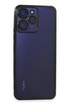 Mey İthalat®   Redmi 12 Kılıf  Lensli Silikon - Siyah