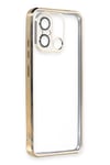 Mey İthalat®   Redmi 12C Kılıf  Lensli Silikon - Gold