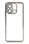 Mey İthalat®   Redmi 12C Kılıf  Lensli Silikon - Gold