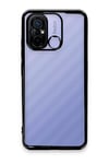 Mey İthalat®   Redmi 12C Kılıf  Lensli Silikon - Siyah
