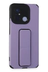 Mey İthalat®   Redmi 12C Kılıf Mega Standlı Silikon - Lila