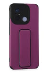 Mey İthalat®   Redmi 12C Kılıf Mega Standlı Silikon - Mor
