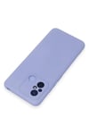 Mey İthalat®   Redmi 12C Kılıf Nano içi Kadife Silikon - Lila