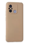 Mey İthalat®   Redmi 12C Kılıf Nano içi Kadife Silikon - Pudra