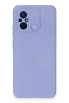 Mey İthalat®   Redmi 12C Kılıf Nano içi Kadife Silikon - Lila