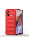 Mey İthalat®   Redmi 12C Kılıf Optimum Silikon - Kırmızı