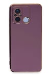 Mey İthalat®   Redmi 12C Kılıf Volet Silikon - Mor
