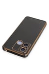 Mey İthalat®   Redmi 12C Kılıf Volet Silikon - Siyah