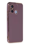 Mey İthalat®   Redmi 12C Kılıf Volet Silikon - Mor