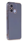Mey İthalat®   Redmi 12C Kılıf Volet Silikon - Mavi