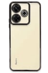 Mey İthalat®   Redmi 13 4G Kılıf  Lensli Silikon - Siyah