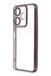 Mey İthalat®   Redmi 13 4G Kılıf  Lensli Silikon - Mor