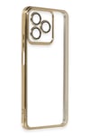 Mey İthalat®   Redmi 13 4G Kılıf  Lensli Silikon - Gold