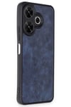 Mey İthalat®   Redmi 13 4G Kılıf Aras Deri Kapak - Lacivert