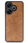 Mey İthalat®   Redmi 13 4G Kılıf Aras Deri Kapak - Taba