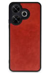 Mey İthalat®   Redmi 13 4G Kılıf Aras Deri Kapak - Kırmızı