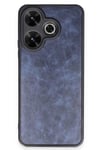 Mey İthalat®   Redmi 13 4G Kılıf Aras Deri Kapak - Lacivert