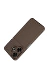 Mey İthalat®   Redmi 13 4G Kılıf Auto Focus Karbon Kapak - Kahverengi