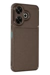 Mey İthalat®   Redmi 13 4G Kılıf Auto Focus Karbon Kapak - Kahverengi