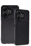 Mey İthalat®   Redmi 13 4G Kılıf Auto Focus Karbon Kapak - Siyah